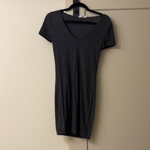 Forever 21 Charcoal Short Sleeve Top